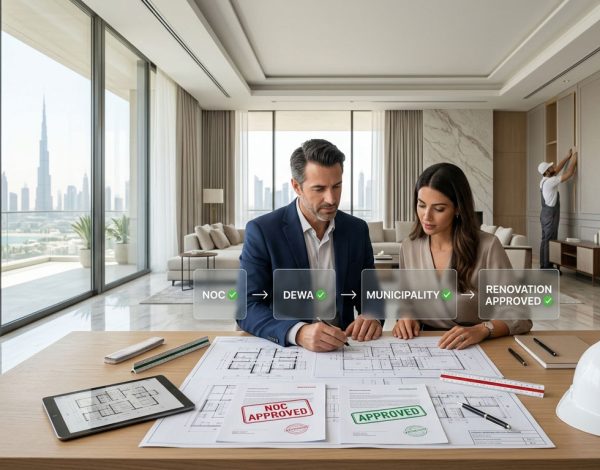 Renovation Permits & Regulations in Dubai: NOC, DEWA & Dubai Municipality Approvals Explained (2026)